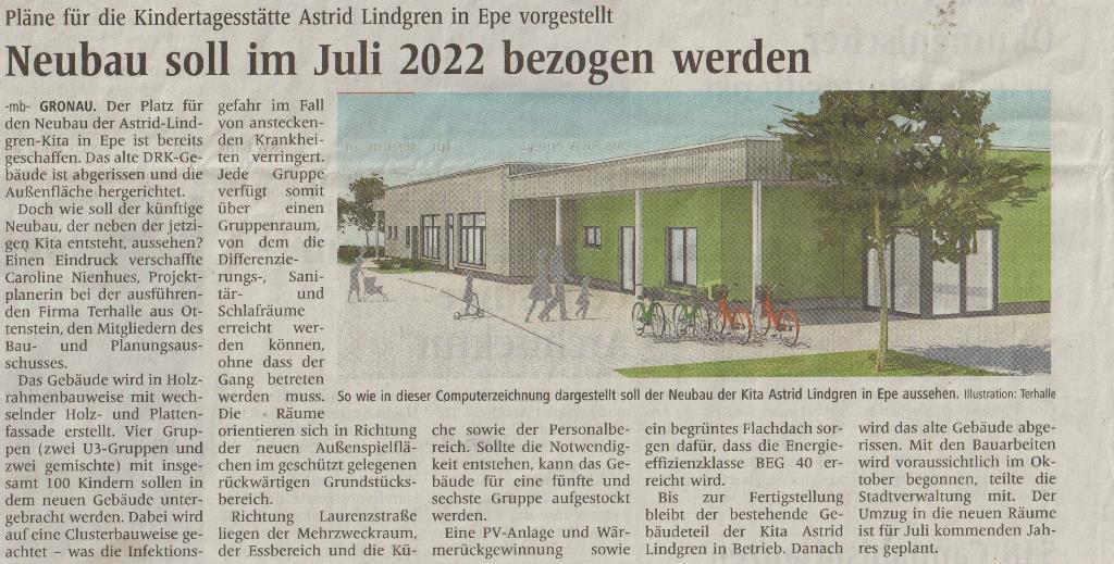 Neubau für die Astrid Lindgren Kida
